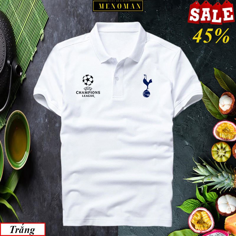 Áo polo trắng in ấn theo yêu cầu ,chất vải poly co giản 4 chiều FREE THIẾT KẾ