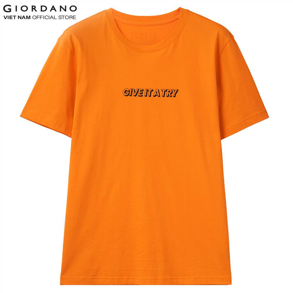 Áo Thun Ngắn Tay Cổ Tròn Nam Giordano 01091208