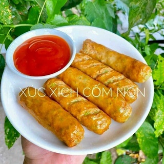 Xúc xích cốm non túi 500g