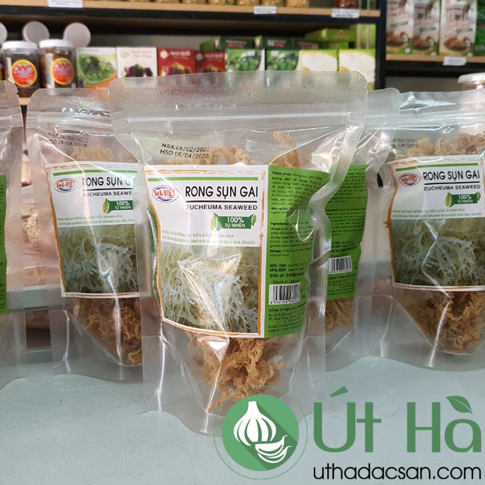 Rong Sụn Gai Khô SeA-VIỆT Bịch 100gr Rong Biển Nha Trang Thực Phẩm Tốt Cho Sức Khỏe - Út Hà Đặc Sản