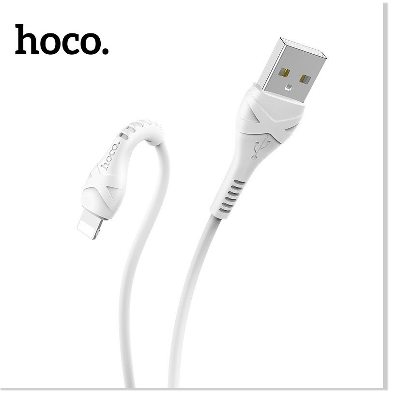 Combo cốc sạc và cáp sạc Hoco HK2 Lightning hỗ trợ sạc nhanh 3.4A cho iPhone/iPad thân cốc sạc làm từ nhựa ABS bền chắc