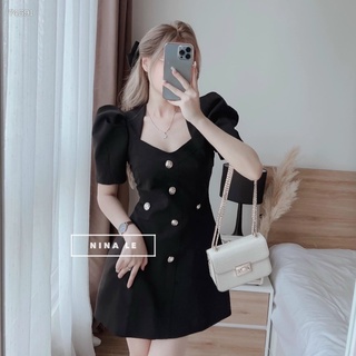 ĐẦM CỔ V PHỐI NÚT