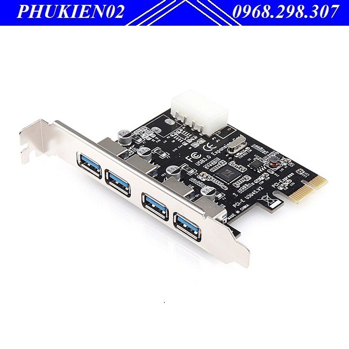 Card chuyển đổi PCI Express to USB 3.0