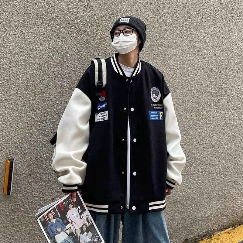 Áo khoác nỉ Cardigan DINNER Hàn Quốc form rộng Áo nỉ Cardigan bomber jacket ulzzang Cá Tính Unisex AKN25 Life Unisex | BigBuy360 - bigbuy360.vn