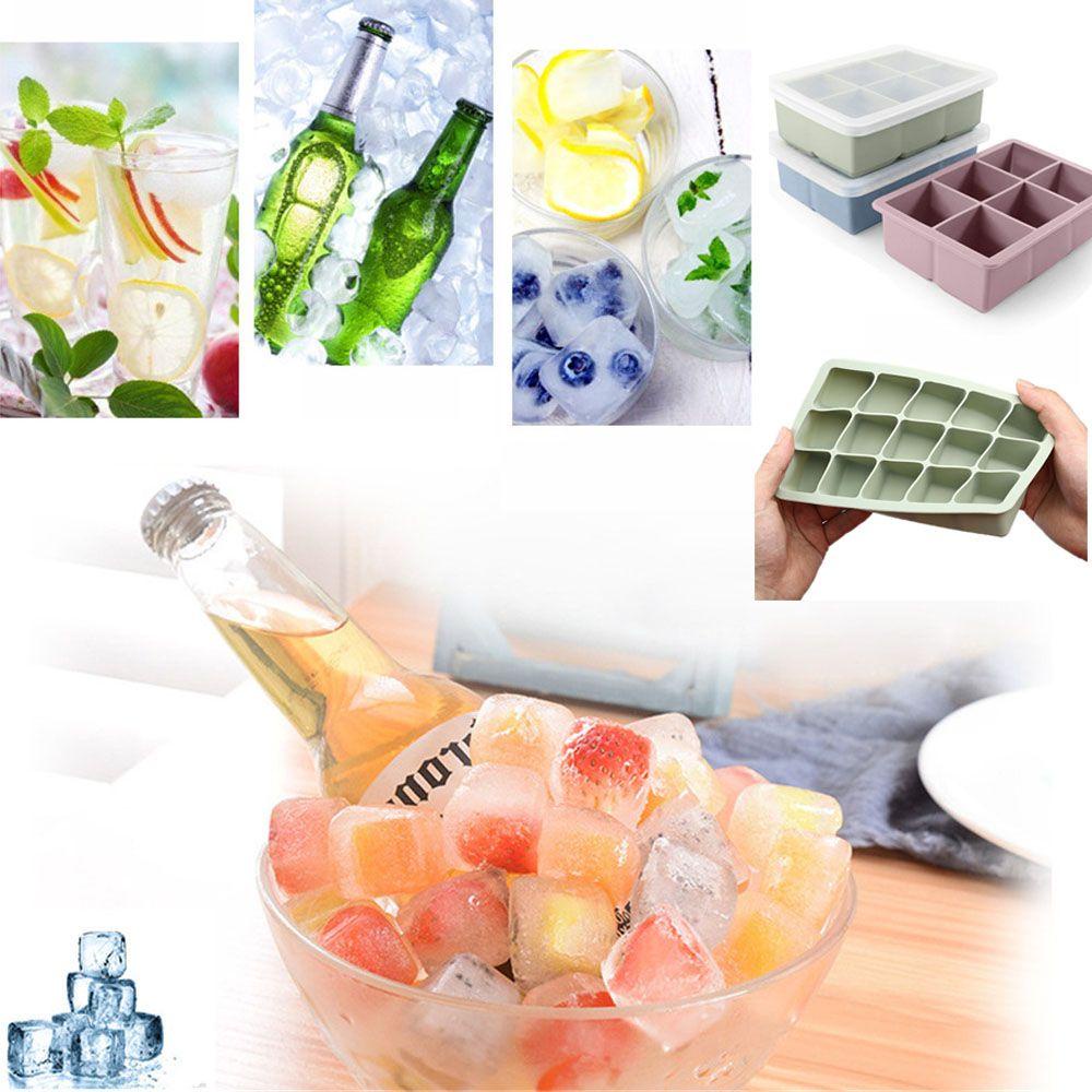 JANE Khuôn Làm Đá 6 Ngăn Bằng Silicon Mềm Tiện Dụng Cho Nhà Bếp / Gia Đình DIY