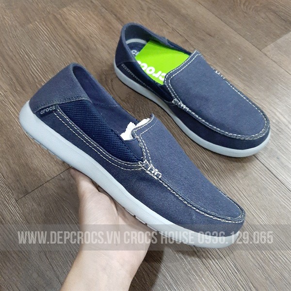 (Hàng xịn cao cấp) Giày lười nam cross walu santa cruz 2, giày lười cross cho nam, mọi vải đế êm - Crocshouse | BigBuy360 - bigbuy360.vn
