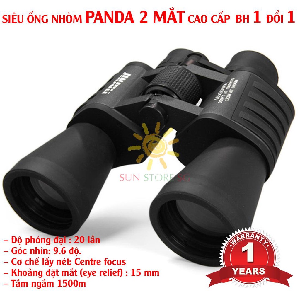 Ống Nhòm PANDA 2 Mắt Nhìn Xa PREMIUM 2 - 3km, Điều Chỉnh Tiêu Cự Rõ Ràng - Bảo Hành 12 Tháng | BigBuy360 - bigbuy360.vn