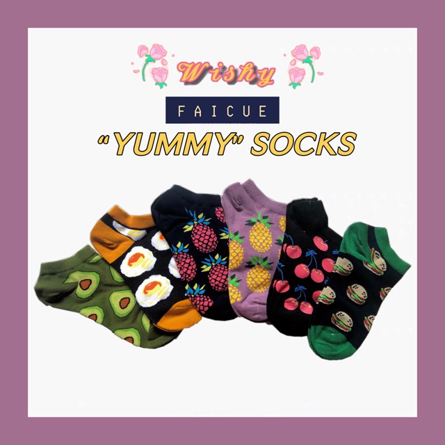 “YUMMY” SOCKS | tất thực phẩm thiết kế