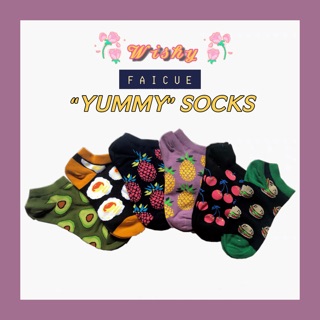 “yummy” socks | tất thực phẩm thiết kế