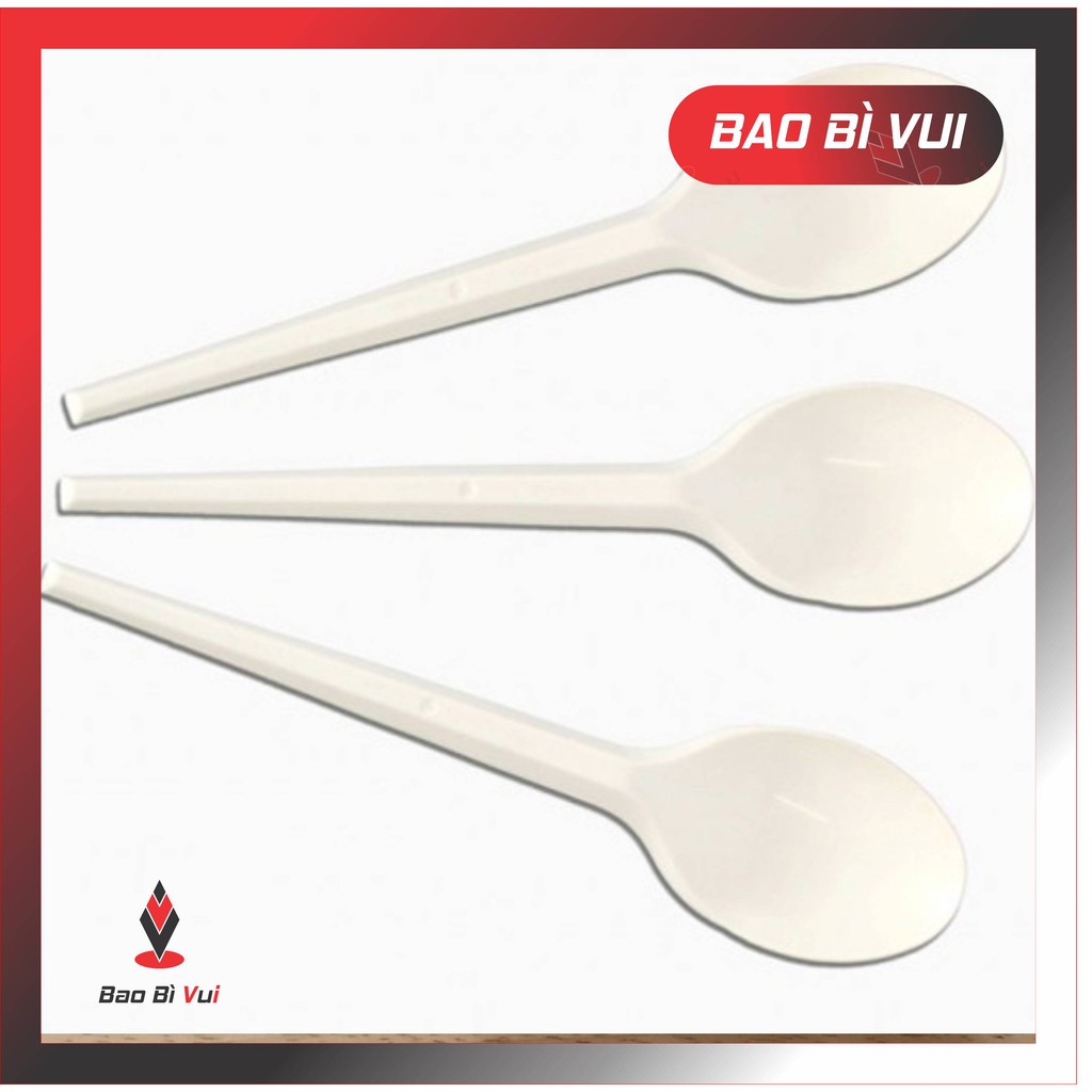 Muỗng nhựa dùng 1lần ( 100cái/bịch)