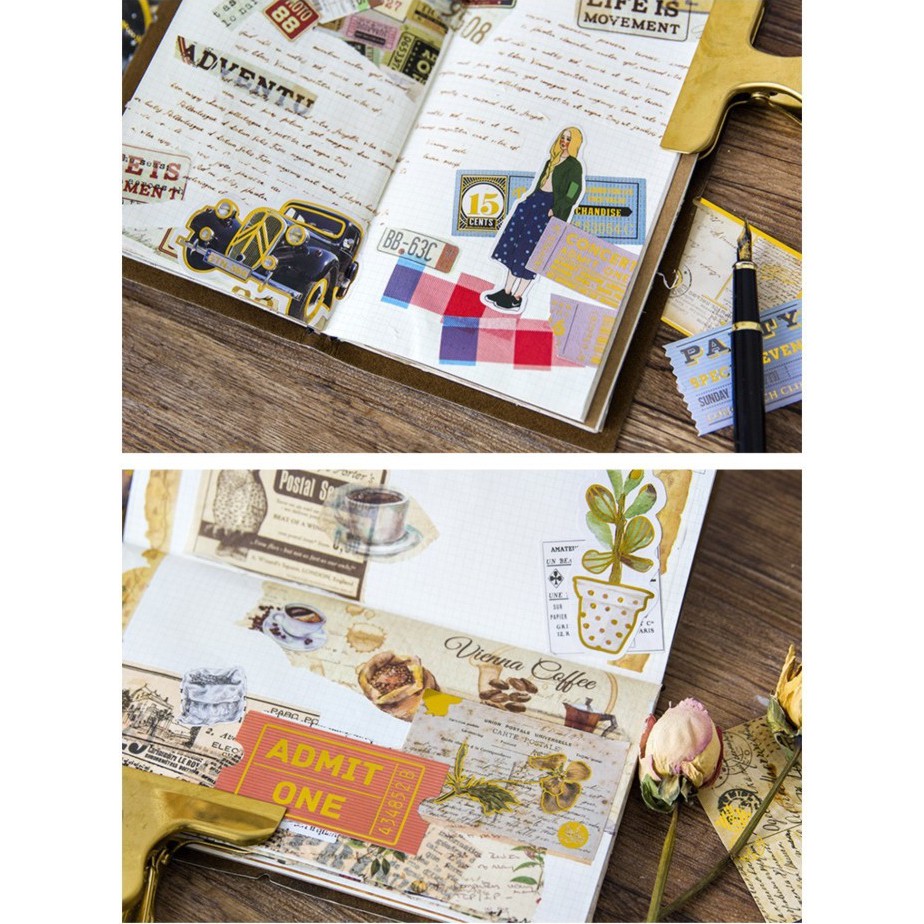 Gói 24 sticker nhũ SG2401 Gachini