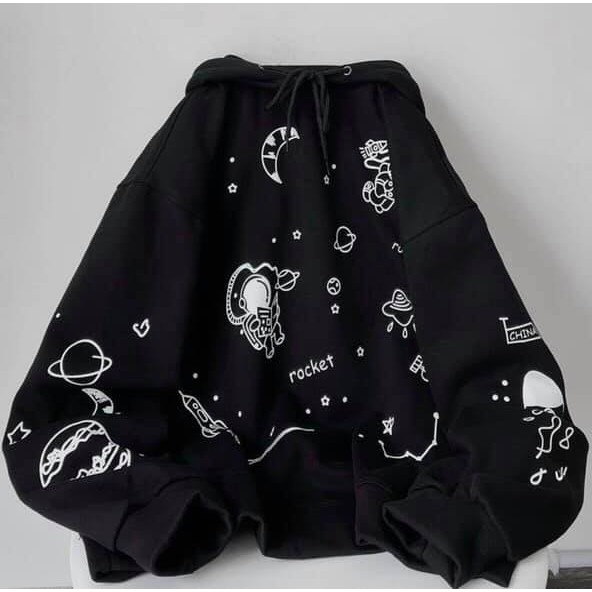 Áo Hoodie Vũ Trụ Chất Nỉ Cotton, Hoodie in Full áo (hàng có sẵn) | BigBuy360 - bigbuy360.vn