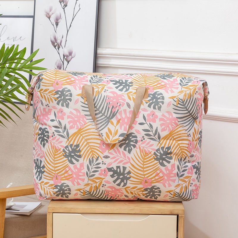 Túi Đựng Chăn Mền / Hành Lý Cỡ Lớn Có Khóa Kéo Chống Ẩm Họa Tiết Hoạt Hình Dễ Thương