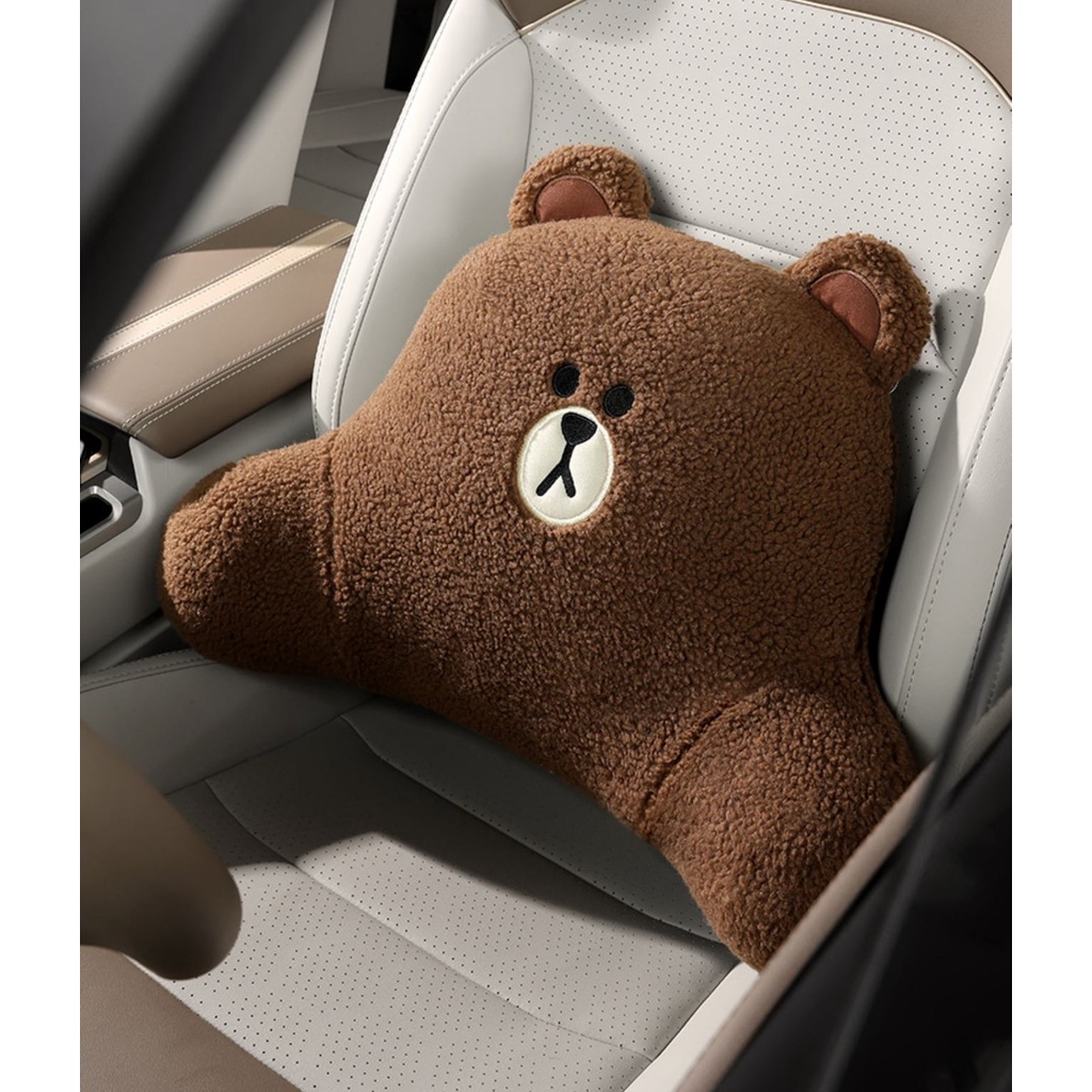 GỐI TỰA LƯNG BẢO VỆ LƯNG HÌNH GẤU BROWN DỄ THƯƠNG SIÊU MỀM MỊN