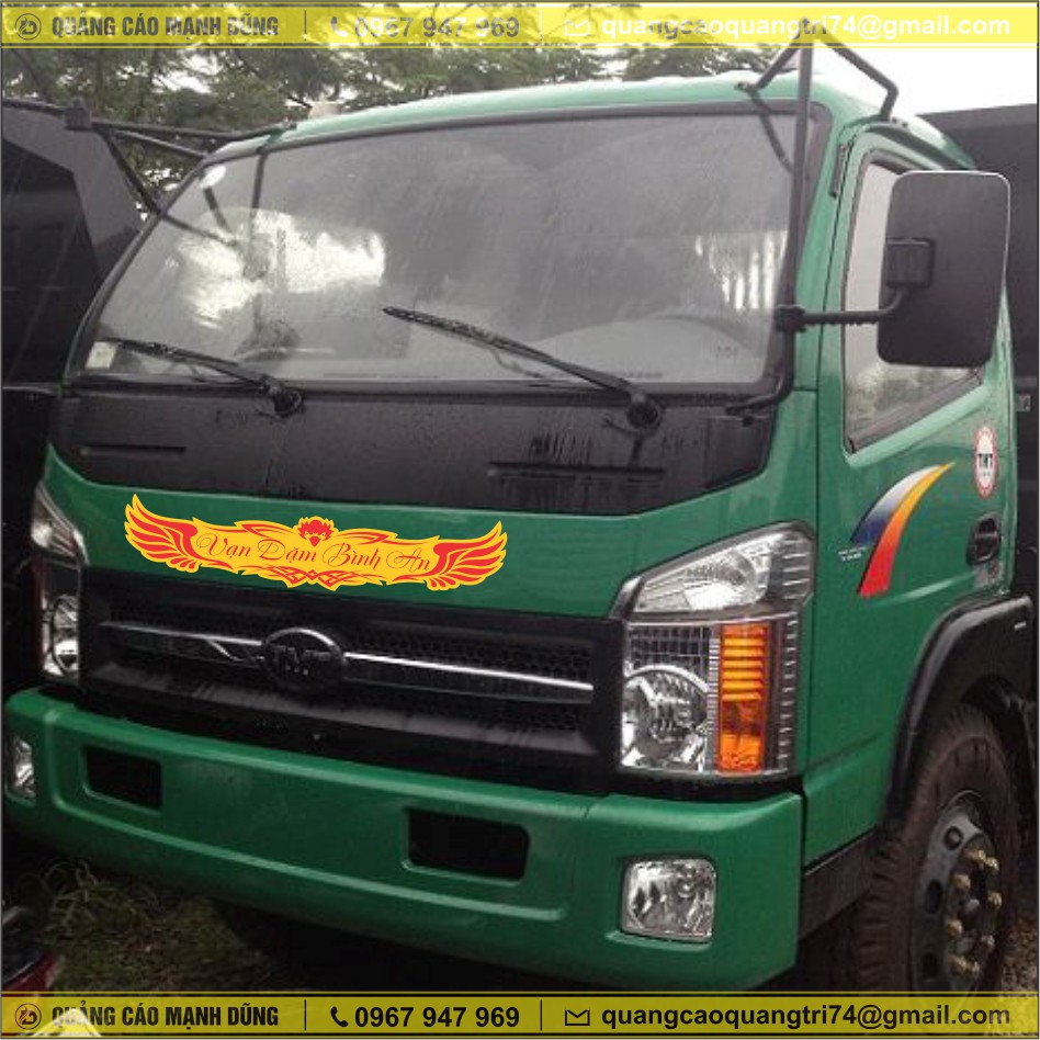 Tem Dán Xe Tải🐷𝑭𝑹𝑬𝑬𝑺𝑯𝑰𝑷🐷Vạn Dặm Bình An🐷đủ các màu-phản quang | BigBuy360 - bigbuy360.vn