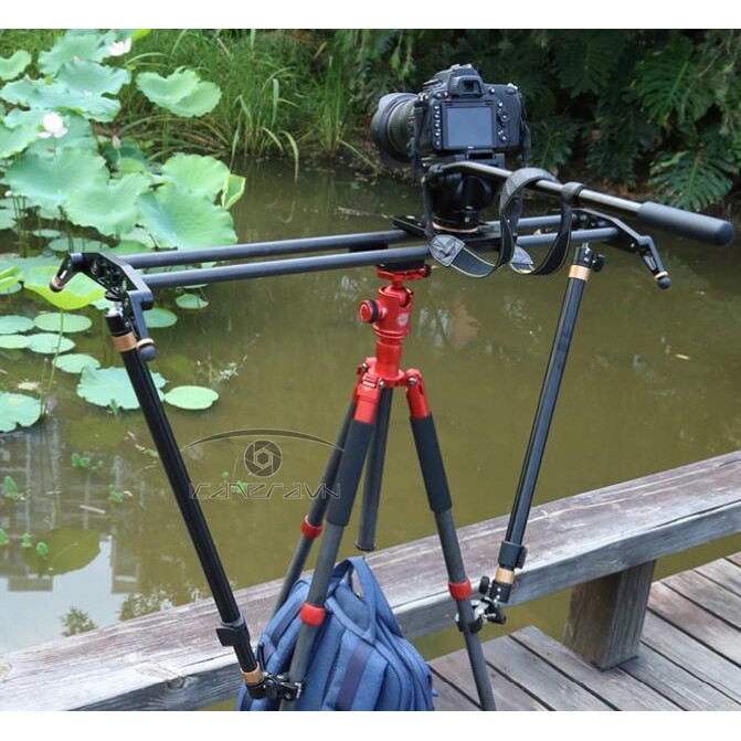 THANH ĐỠ SLIDER - THANH ĐA NĂNG HỖ TRỢ GẮN SLIDER LÊN TRIPOD SLIDEWAY SUPPORT ROD SSR-02