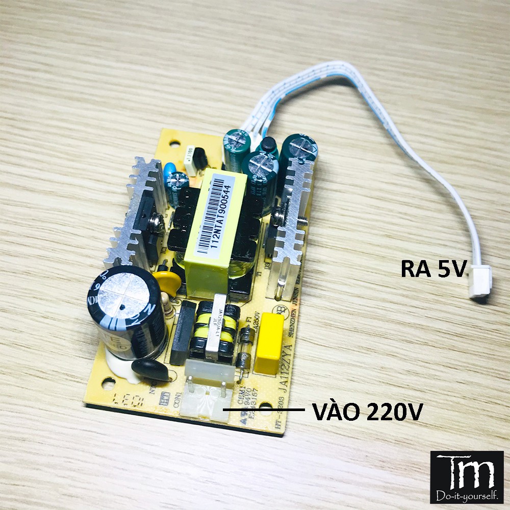 Nguồn AC-DC Không Vỏ 5V5A Loại Tốt Đủ Công Suất