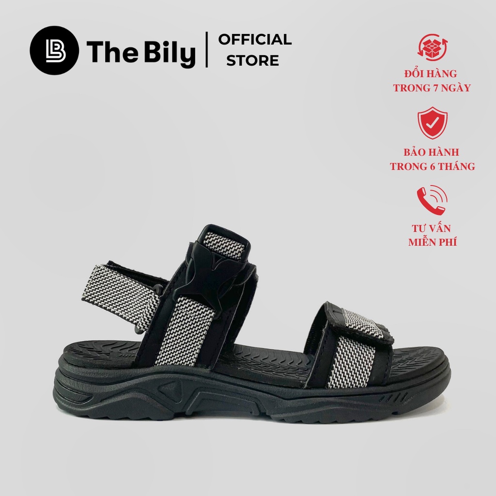 Giày Sandal Nam Nữ Unisex The BiLy Quai Ngang Dây Dù Đế Phylon Siêu Êm Nhẹ Nhiều Màu-BL03