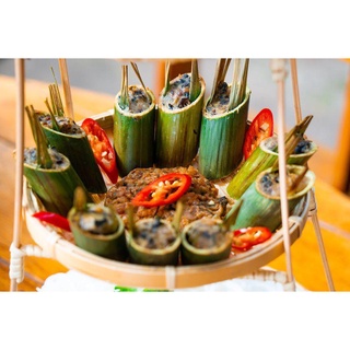 Chả ốc nhồi ống tre nứa vĩ 20 ống +-500gr
