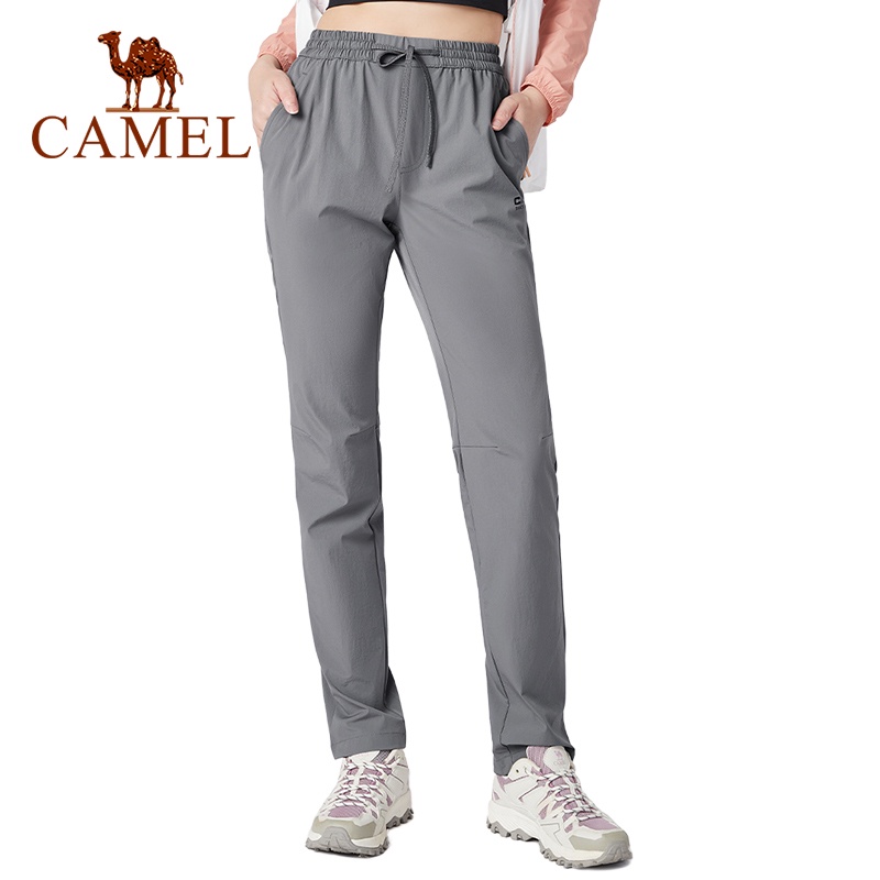 Quần thể thao CAMEL dáng suông chất liệu nhanh khô năng động thời trang cho nữ
