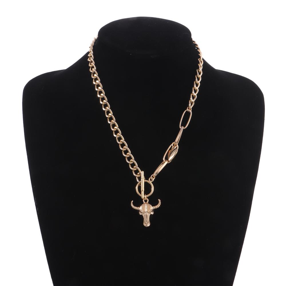 Vòng cổ Hình Đầu Bò Trái Tim Đơn Giản Thời Trang