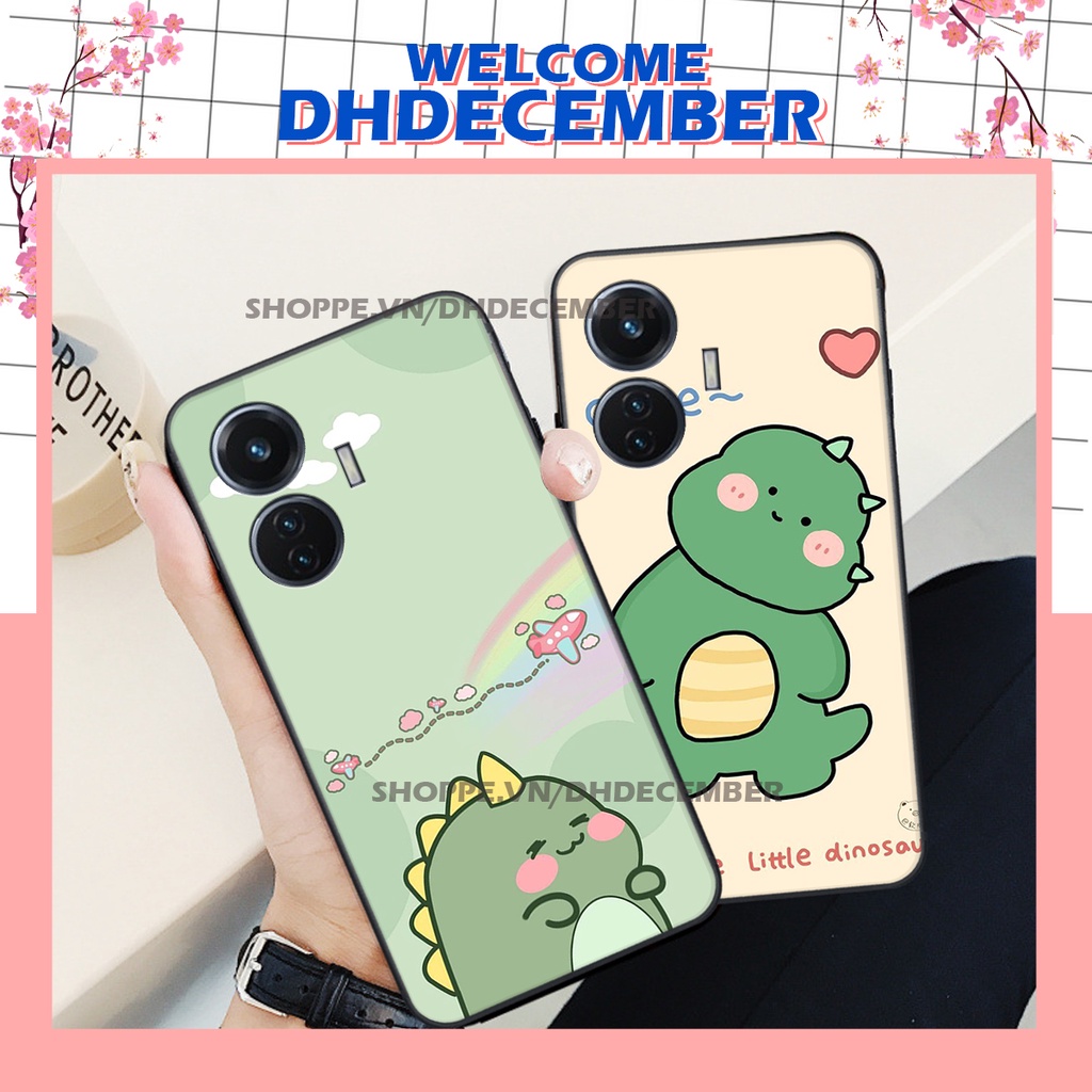 Ốp lưng Vivo Y55 2022 - ỐP BẢO VỆ CAMERA in hình khủng long , gấu nâu xinh xắn, siêu cute  mà còn vô cùng RẺ -ĐẸP