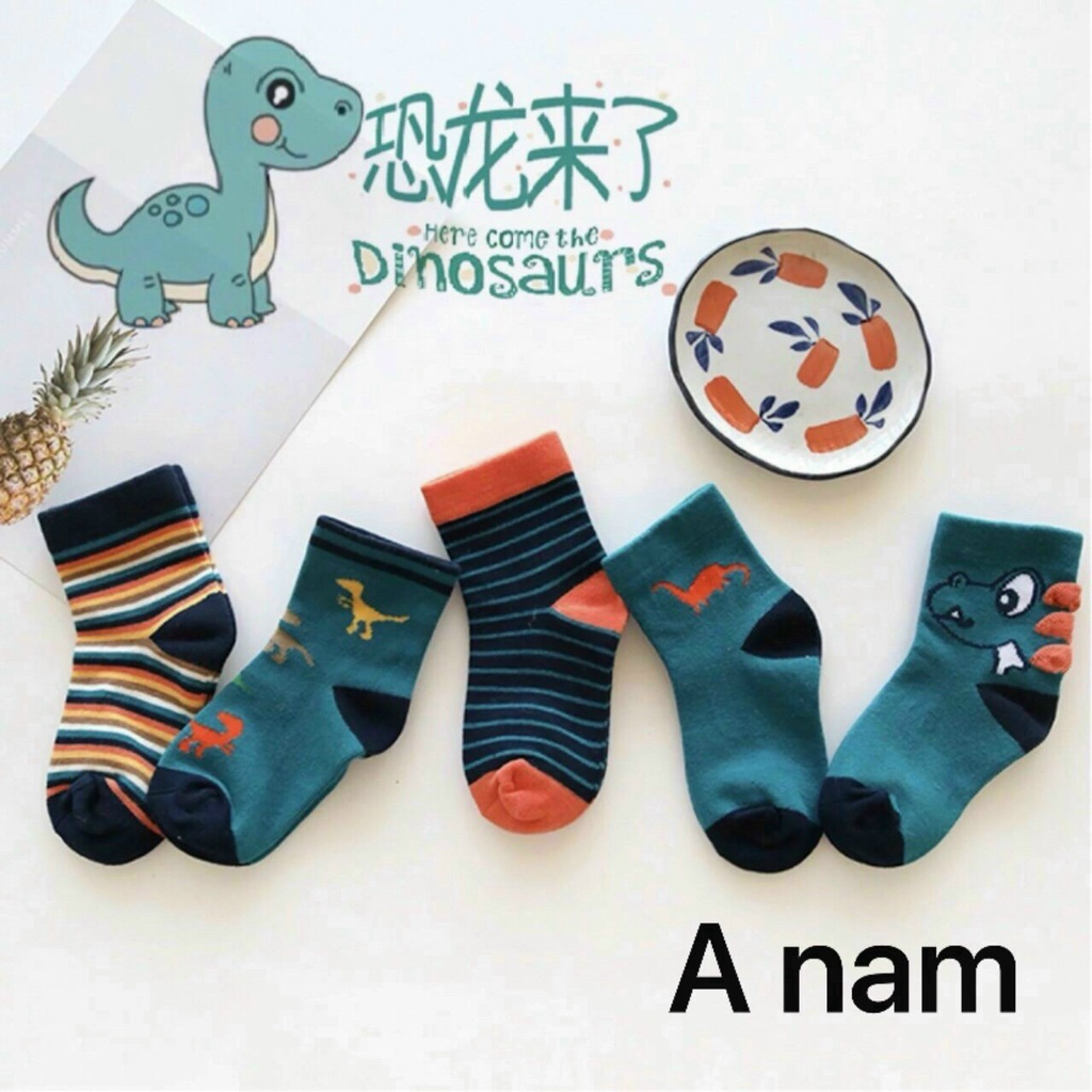 10 đôi tất trẻ em 1-10 tuổi (3 số).