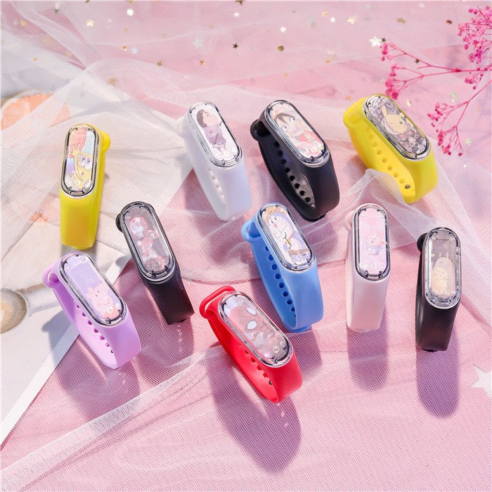 Đồng Hồ Thời Trang Nam Nữ Led Thông Minh Cảm Biến Hình Hoạt Hình Siêu Hot Trend 2021