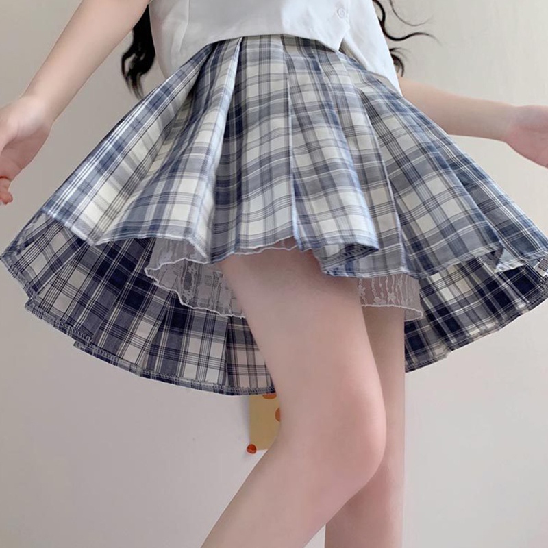 Xixi Quần Lót Ren Hoa Lưng Cao Hai Lớp Dáng Rộng Phong Cách Lolita Thời Trang Cho Nữ