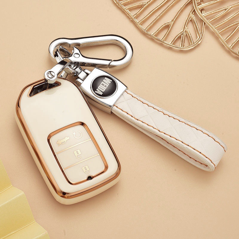 Vỏ Bảo Vệ Chìa Khóa Thông Minh Không Chìa Khóa Cho Honda Civic CRV HRV BRV City Accord 2014 to 2020