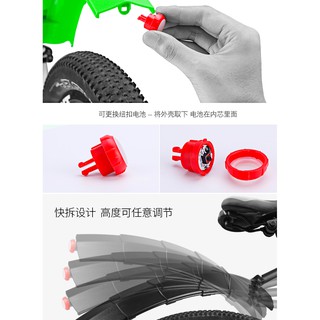 Chắn Bùn rút có đèn cho xe đạp