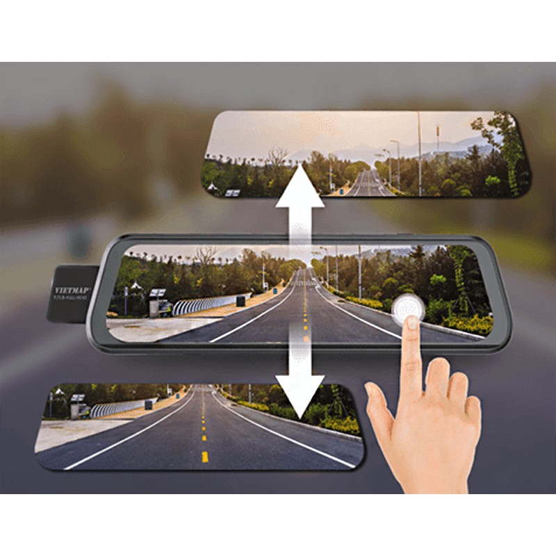 Camera hành trình Vietmap G39 màn hình gương điện tử thông minh kiêm gương chiếu hậu