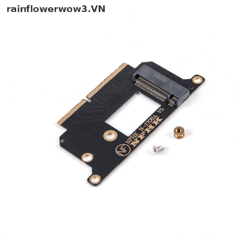 Adapter Chuyển Đổi A1708 NVMe PCI Express Sang M.2 SSD N-1708A Cho Macbook Pro Rea 13 &quot;2016 2017