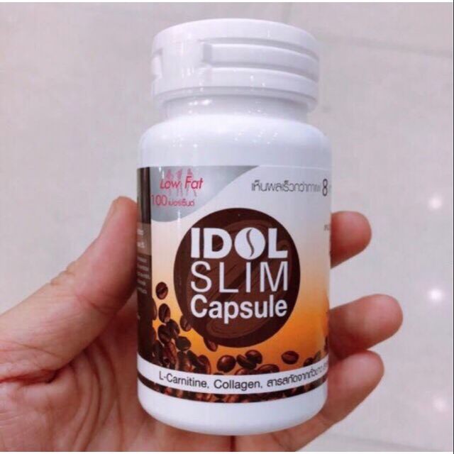 [ GIẢM CÂN HIỆU QUẢ ] idol slim capsule ,slim coffee, Cà phê giảm cân,dạng viên tiện lợi - 1 Hộp 15 viên