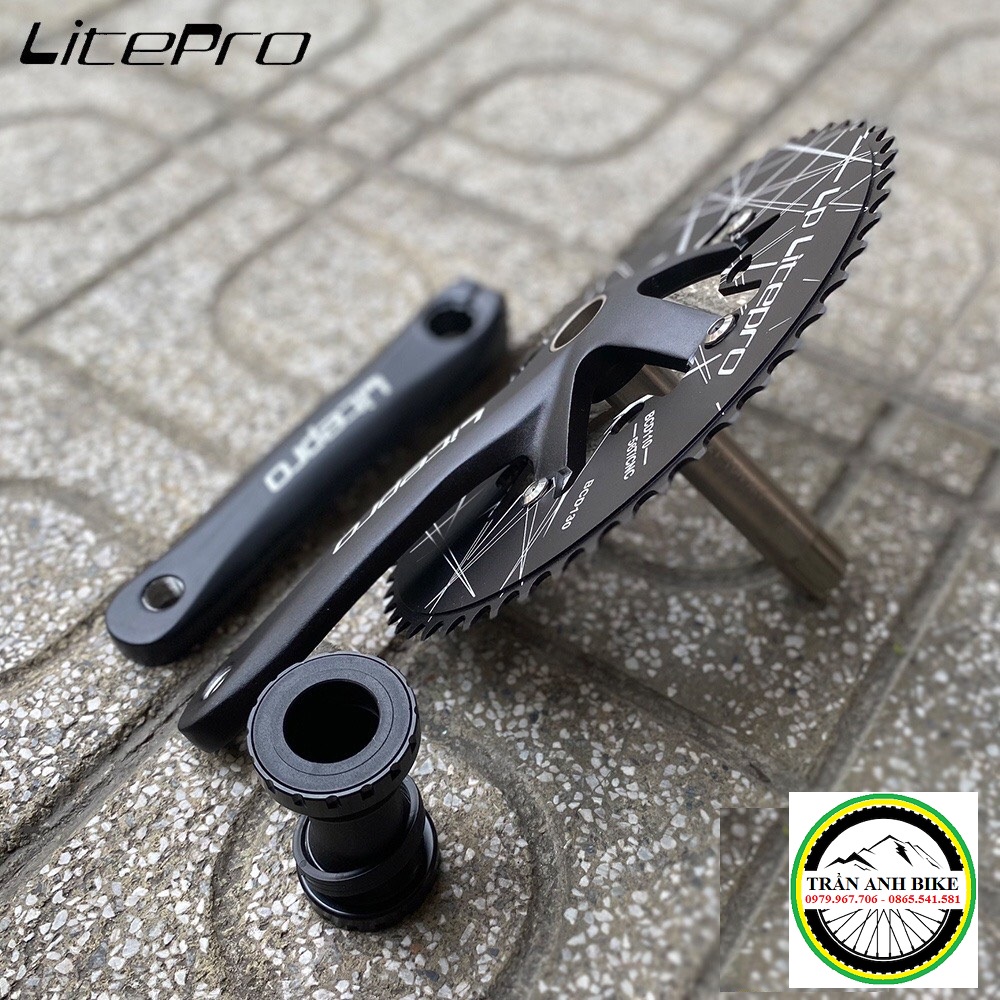 Đùi đĩa  rỗng xe đạp LITEPRO OVAL
