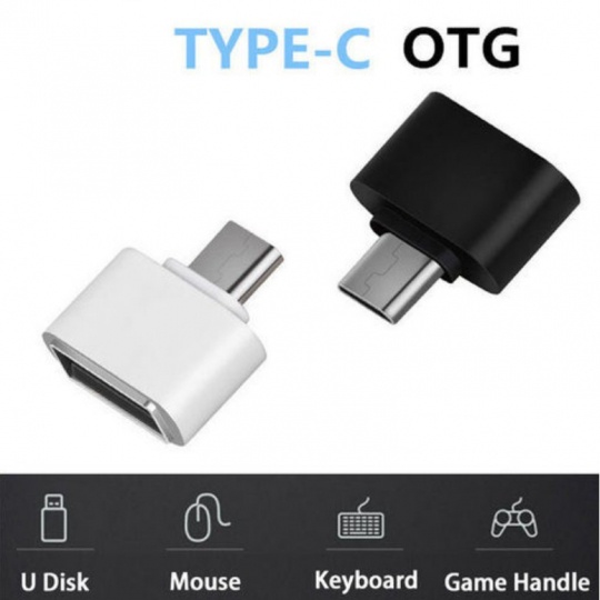 Đầu chuyển đổi OTG Type-C sang USB OTG cho chuột, bàn phím, tay cầm game, USB, đầu đọc...