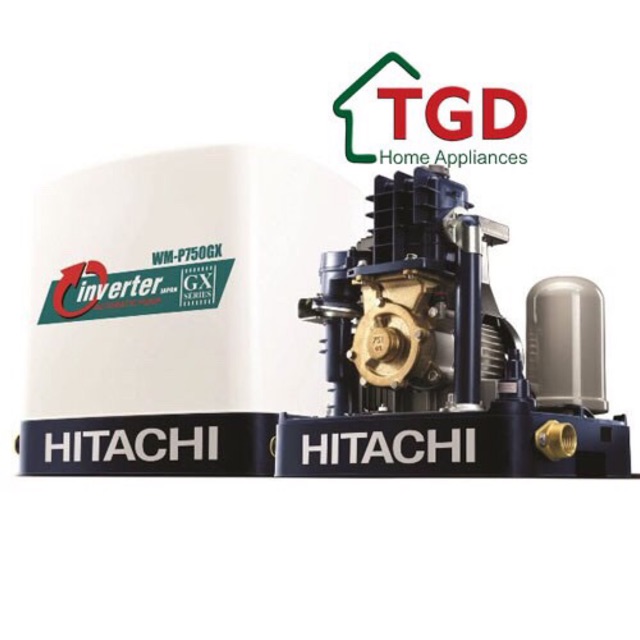 Máy bơm nước tăng áp Hitachi WT-P750GX2-SPV, bảo hành 3 năm