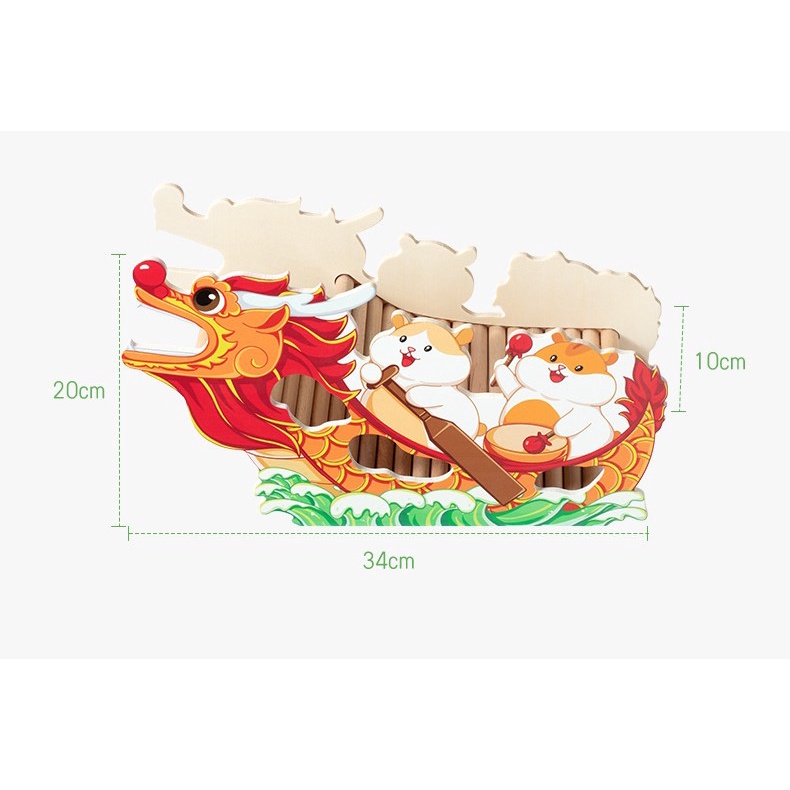 Nhà Gỗ Màu Tổng Hợp hàng nhập xinh xắn đẹp độc lạ cho Hamster