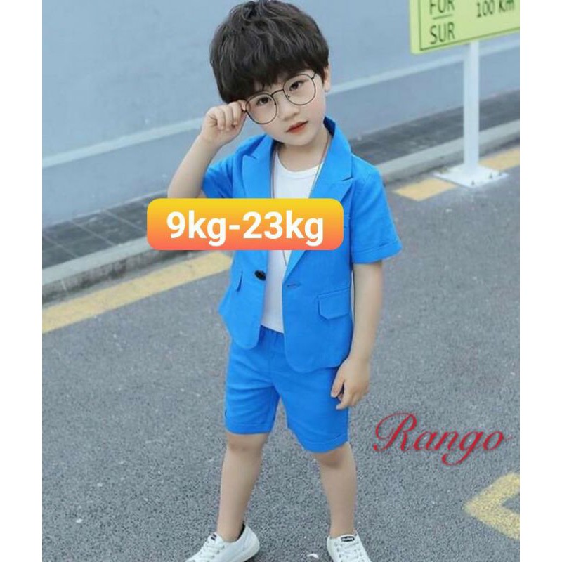 Sét vét ngắn 3 món cho các chàng trai nhi lịch lãm