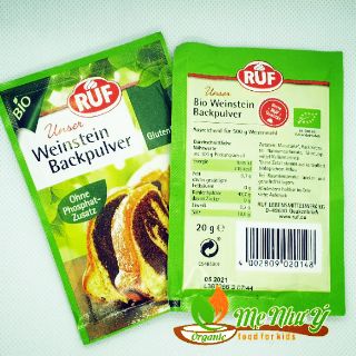 BỘT NỞ HỮU CƠ BACKPULVER 20g
