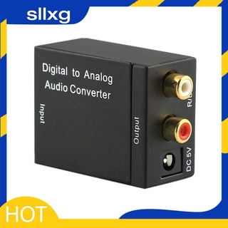 RCA Bộ Chuyển Đổi Âm Thanh Đồng Trục Quang Kỹ Thuật Số Sang Analog L / R 1.13