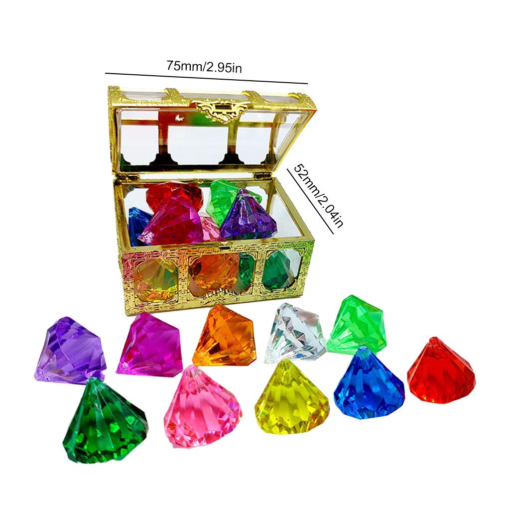 Bộ 10 Đồ Chơi Lặn Đá Quý Tinh Xảo Cho Bé Trai Gái