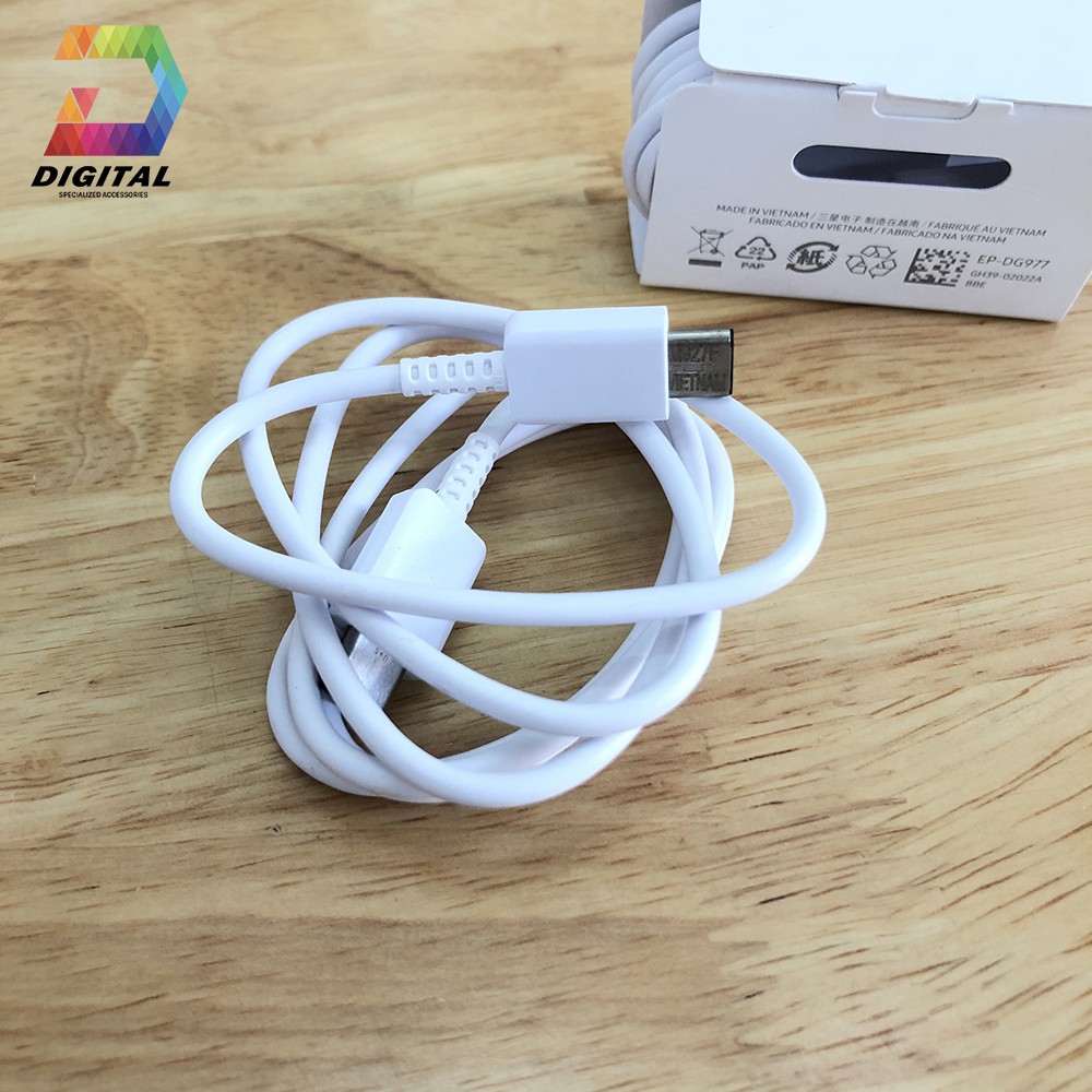 Cáp Sạc Nhanh Samsung Type C to Type C PD 25W Chính Hãng Zin Bóc Máy