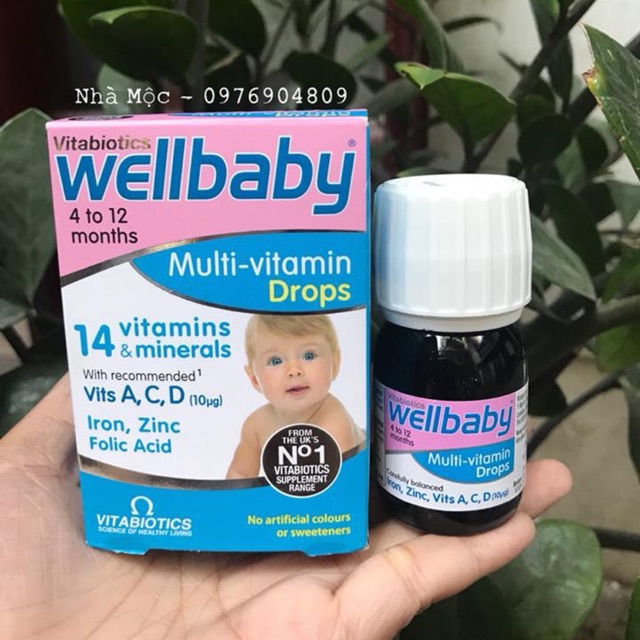 VITAMIN TỔNG HỢP WELL BABY DROPS CHO BÉ TỪ 6 THÁNG