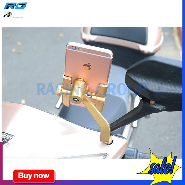 Giá Đỡ Gắn Xe Máy Kim Loại | Kẹp Điện Thoại Xe Máy Kim Loại C2 | BigBuy360 - bigbuy360.vn