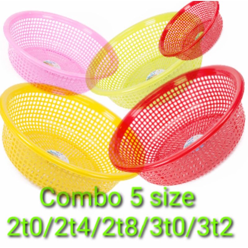 COMBO 5 SIZE RỔ CẢI  2T0/2T4/2T8/3T0/3T2 DUY TÂN