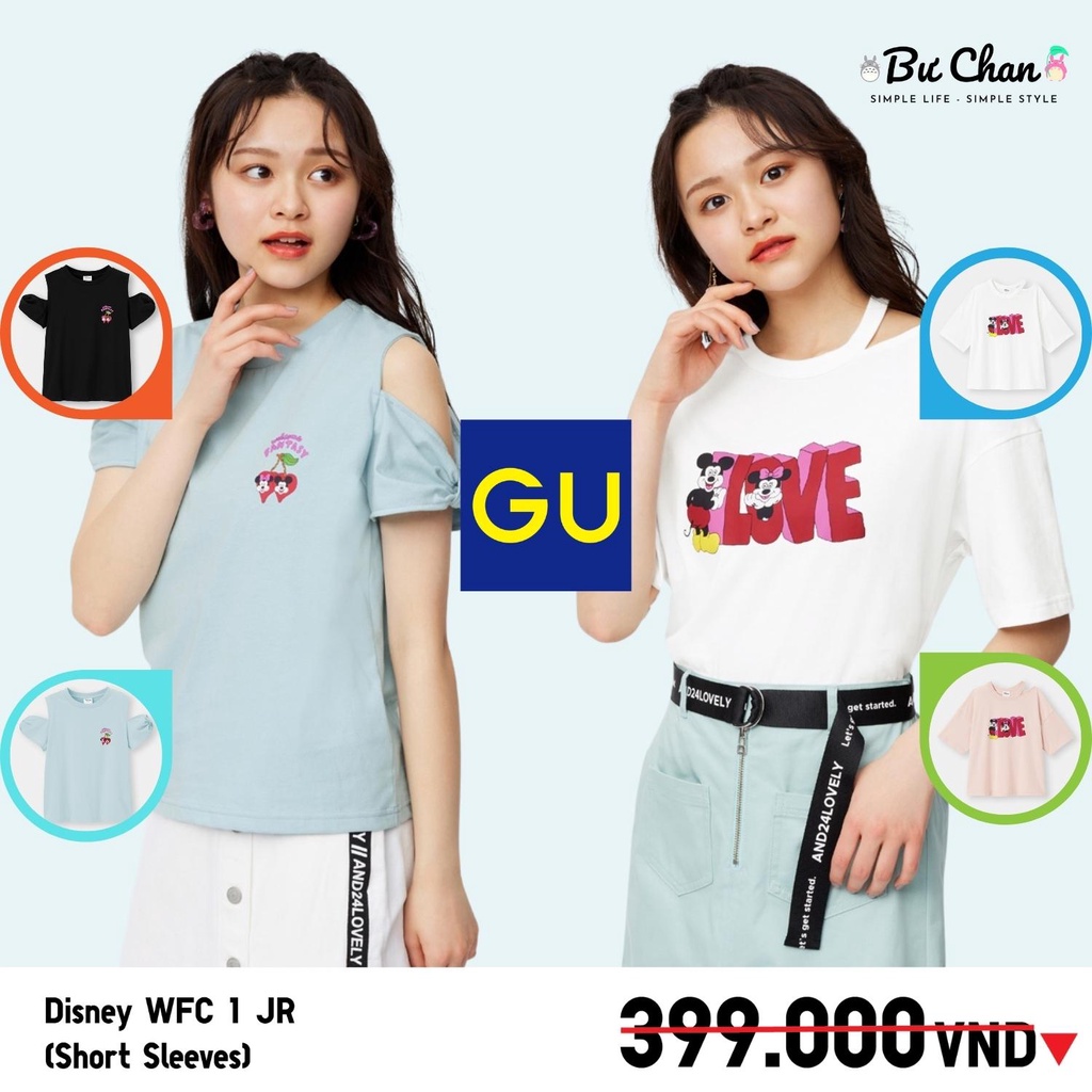 Áo phông Nữ/trẻ em GU Mickey ❤️