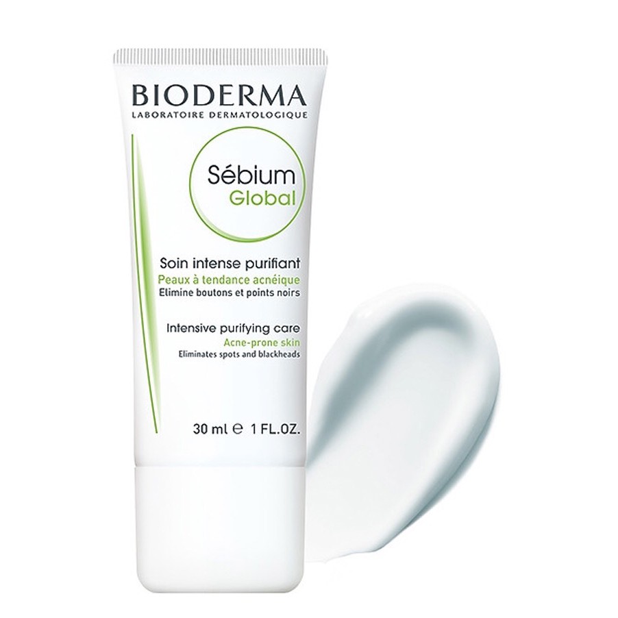 Bioderma Kem Dưỡng Giảm Mụn, Ngăn Ngừa Mụn Tái Phát Bioderma Sebium Global 30ml