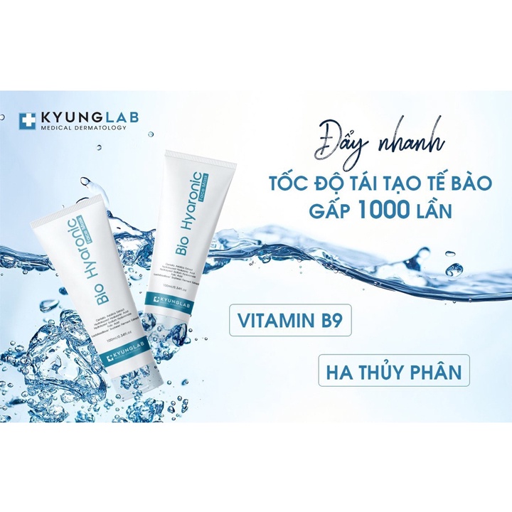 Mặt nạ Kyung Lab B9 Bio Hyaluronic Face Mask 100ml Hàn Quốc Mit Beauty phục hồi cấp ẩm tế bào da