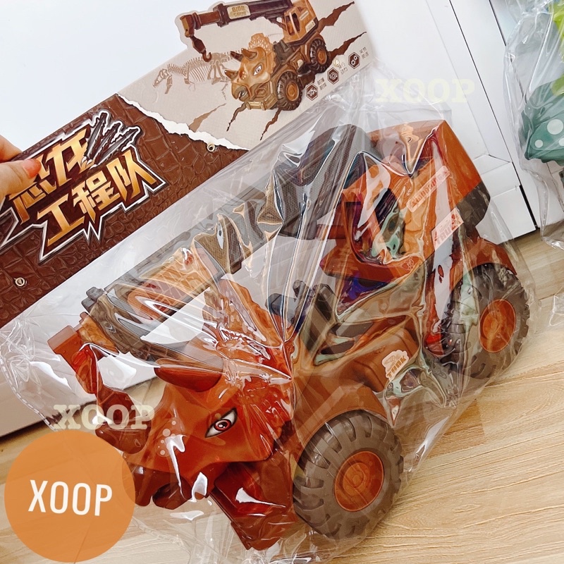 Đồ chơi ! Xe khủng long cẩu móc cho bé 733A-534